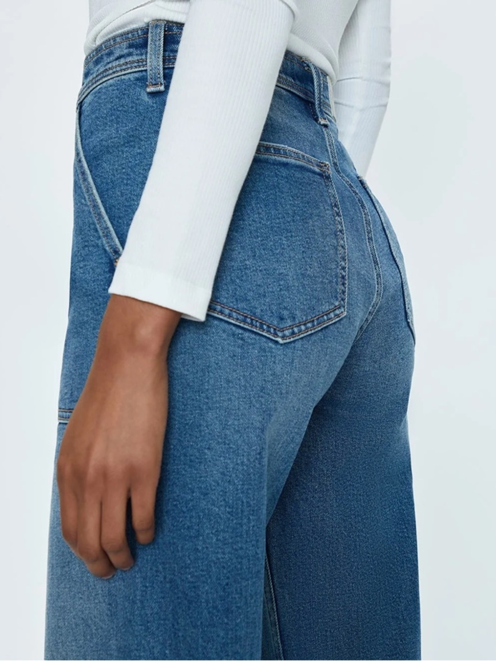 PISTOLA PENNY HIGH RISE WIDE LEG JEANS CANAL WASH Women’s Size 31 NWOT - Picture 4 of 13